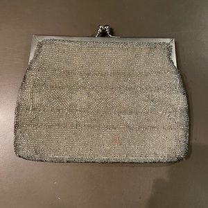Vintage fully beaded clutch